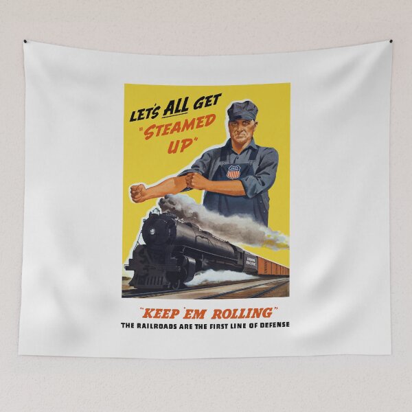 Item preview, Railroads Are The First Line Of Defense designed and sold by warishellstore.