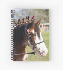 Draft horse decorated Spiral Notebook