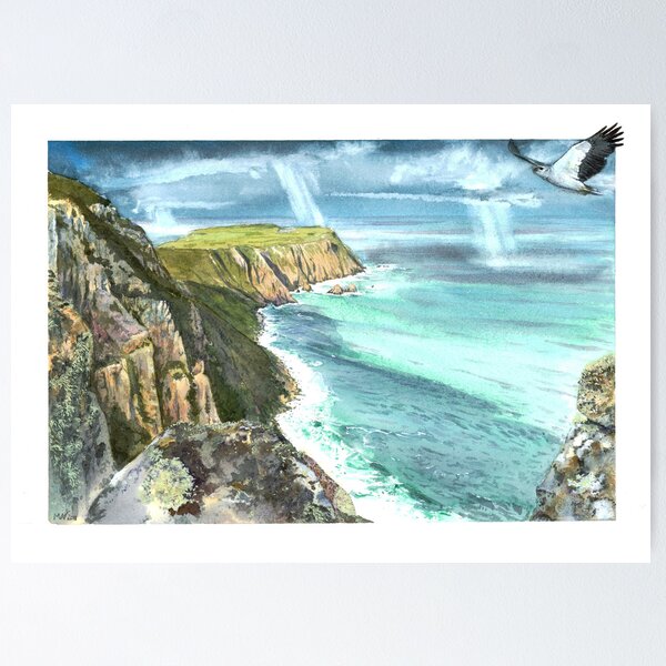 Item preview, Cape Raoul and Sea Eagle designed and sold by melhillswildart.