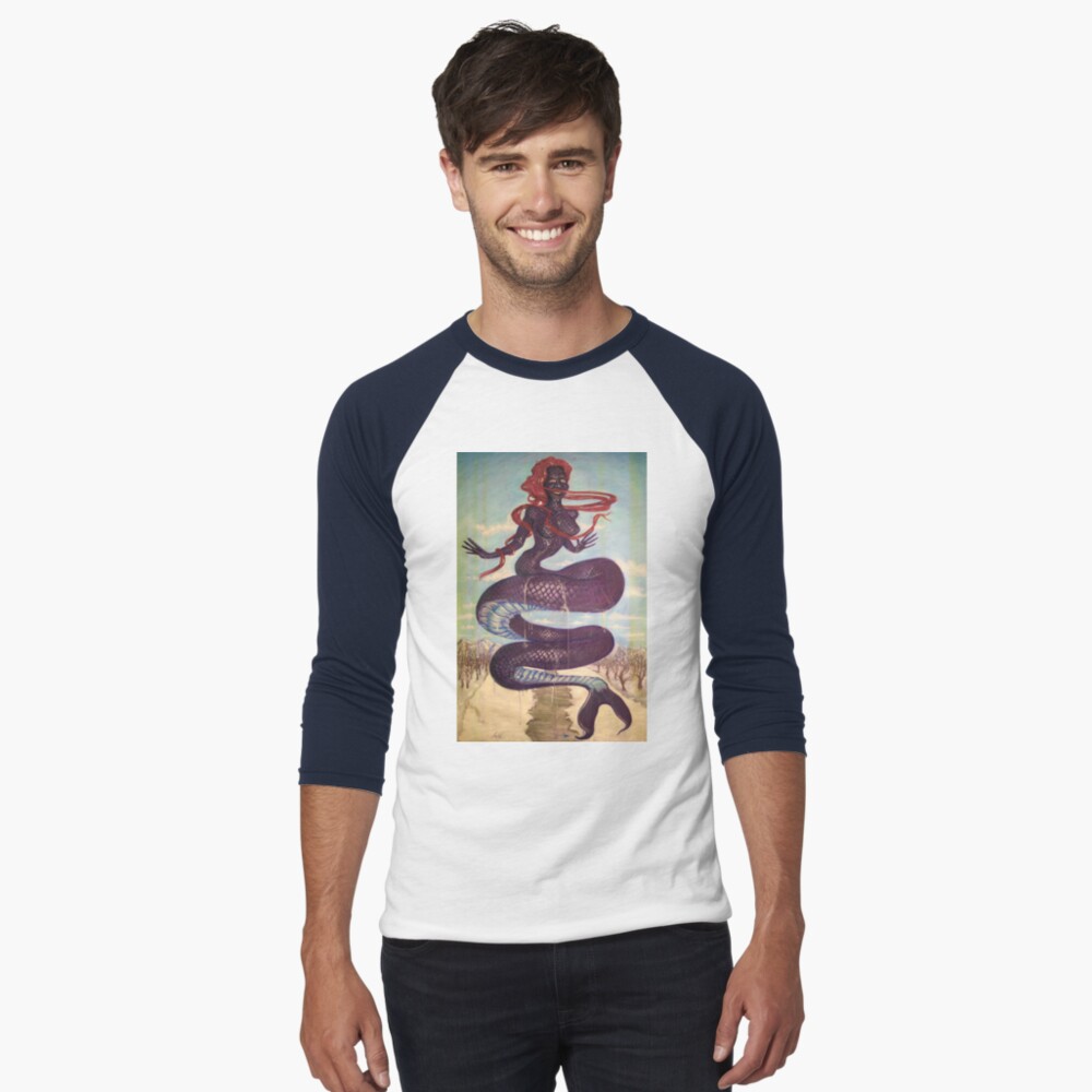Item preview, Baseball ¾ Sleeve T-Shirt designed and sold by RetinalKandy.