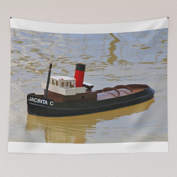 Item preview, Model barge boat designed and sold by FranWest.