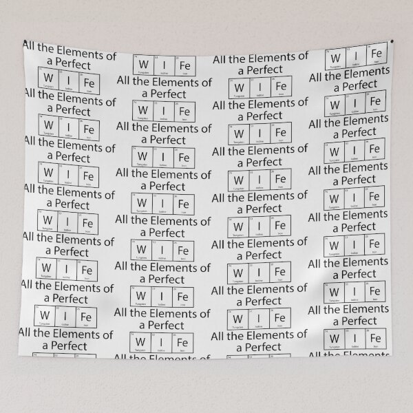 Item preview, All The Elements of a Perfect Wife designed and sold by we-are-tomer.