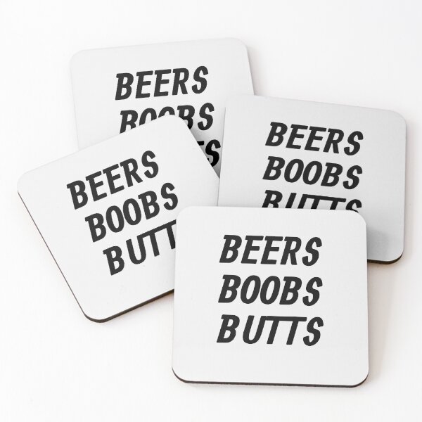 Item preview, Beers Boobs Butts designed and sold by HiddenStar02.