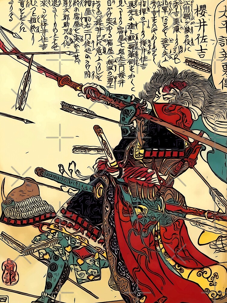 Disover Samurai Warrior Poster Martial Arts 3D TShirt
