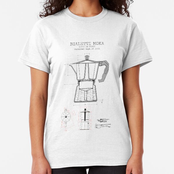 MOKA COFFEE PATENT Classic T-Shirt
