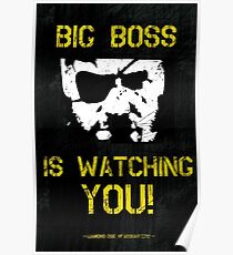 Der Phantom Pain Big Boss beobachtet dich Poster