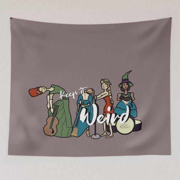Item preview, "Keep it Weird" Halloween Girl Band designed and sold by LochNestFarm.