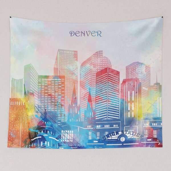 Item preview, denver skyline designed and sold by BekimART2.