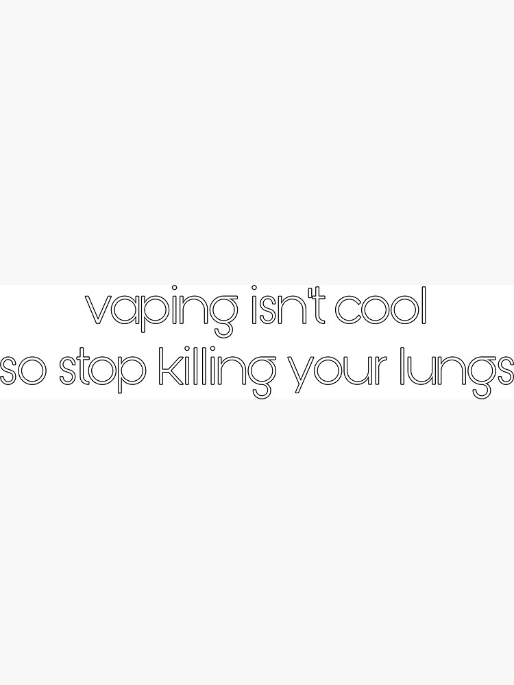 stop vaping sticker by MelissaJessup