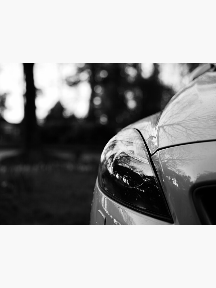 Shiny reflection of trees on the car by santoshputhran