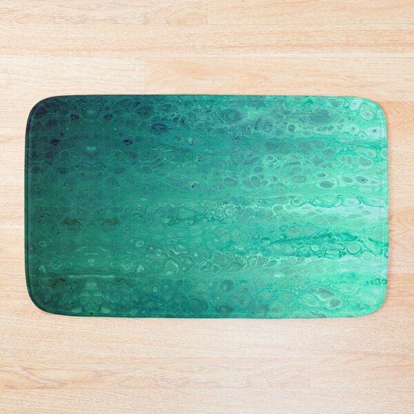 Item preview, Abstract Teal Paint Pour designed and sold by thesnowwhyte.