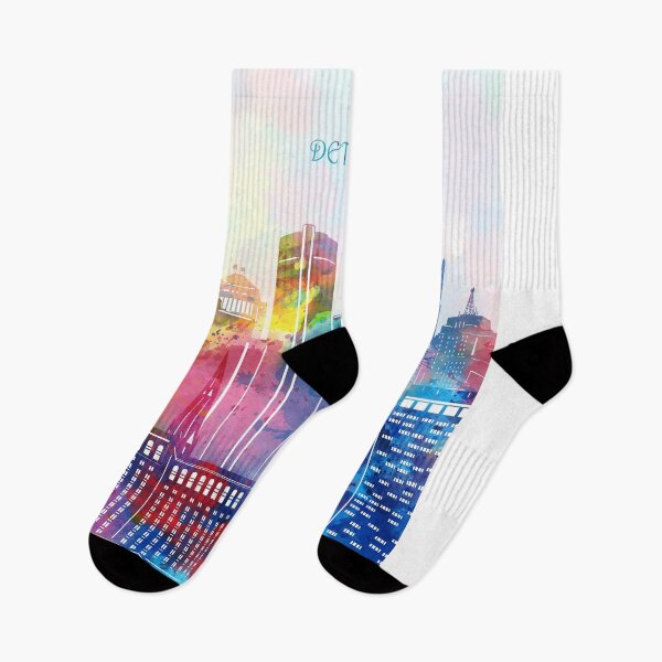 Item preview, detroit skyline designed and sold by BekimART2.