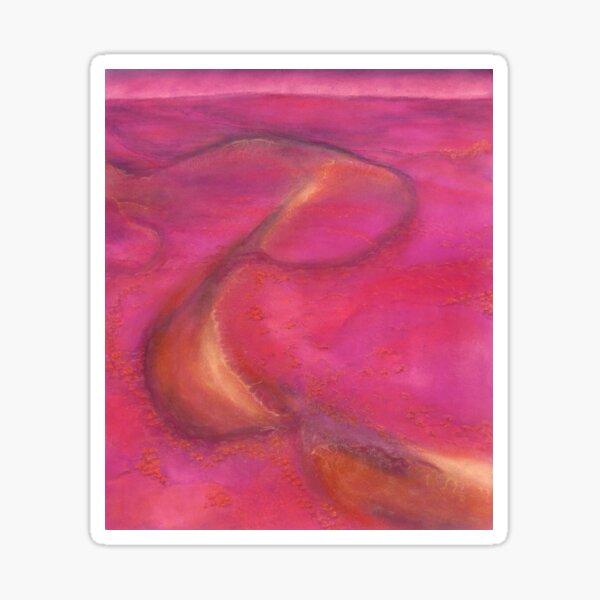 Magenta Landscape Sticker