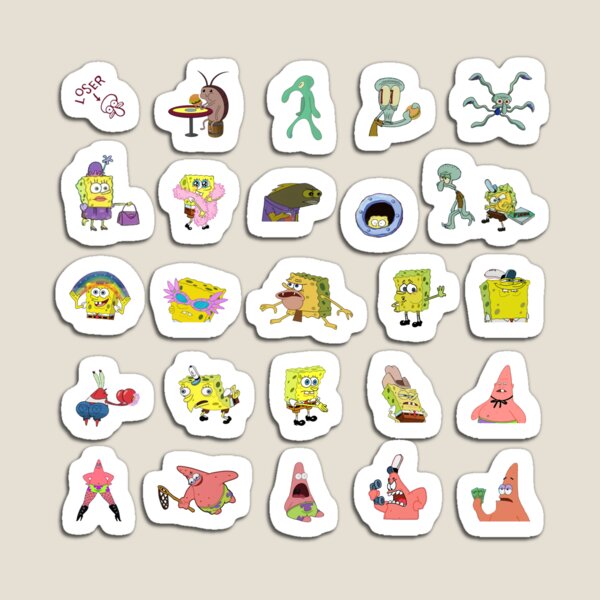 Ultimate Spongebob Sticker Pack Magnet