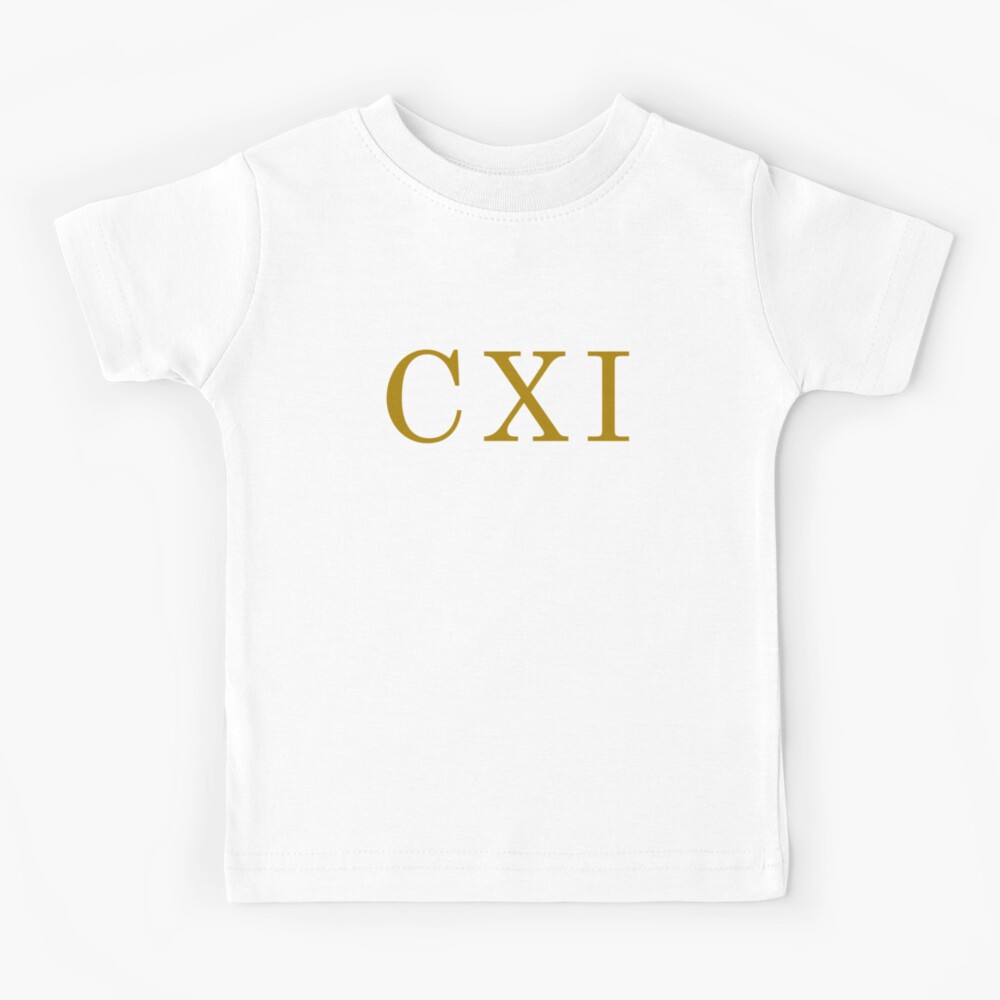 roman-numeral-111-roman-numeral-cxi-roman-numerals-in-gold-kids-t