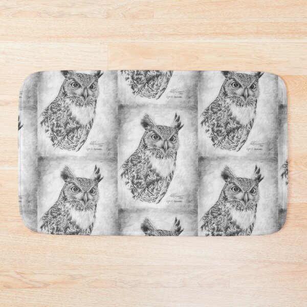 Item preview, Great Horned Owl designed and sold by Kyra C. Kalageorgi.