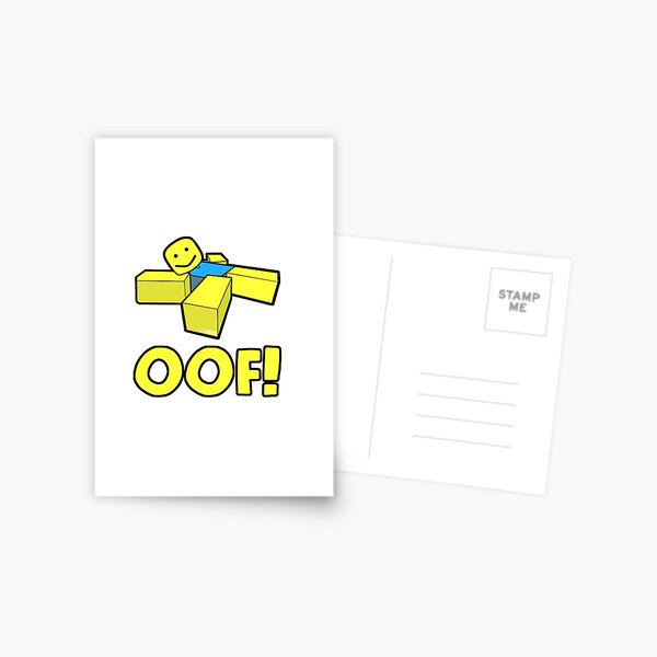 Gamers Postcards Redbubble - old town oof roblox id by buur