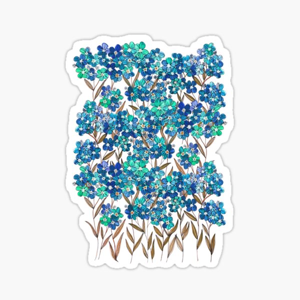 vergiss mich nicht Sticker