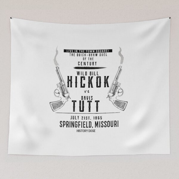Item preview, Wild Bill Hickok vs Davis Tutt Cowboy Duel designed and sold by HistoryDose.