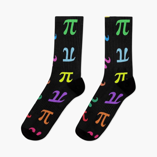 Item preview, Pi Day Colorful Pi Pattern Rainbow designed and sold by SOCKSbySBD.
