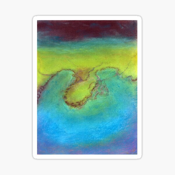 Water's landscape Sticker