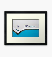 Sunliner in blue Framed Print