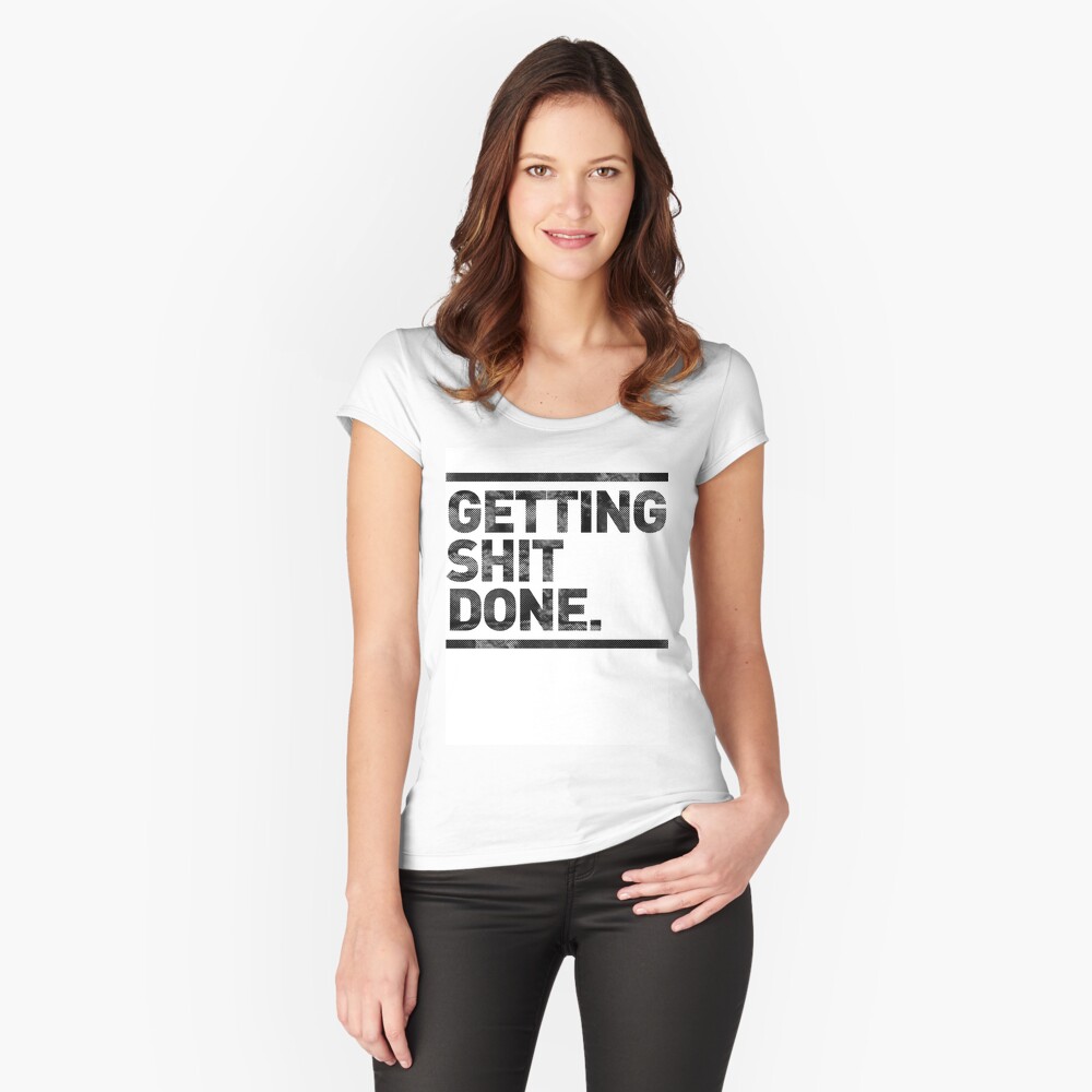 Item preview, Fitted Scoop T-Shirt designed and sold by sjem.