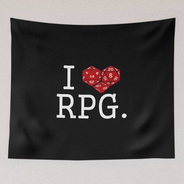 Item preview, I love RPG (b) designed and sold by Eagle-Fly-Free.
