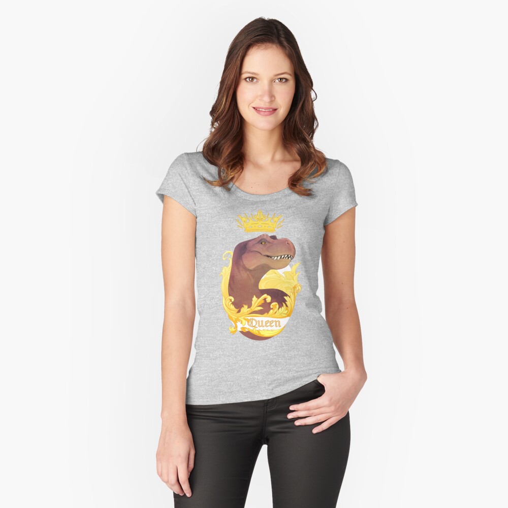 Item preview, Fitted Scoop T-Shirt designed and sold by PencilCat.