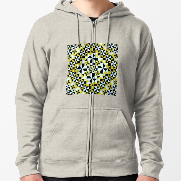 Encaustic Art Image Untitled 291213 Zipped Hoodie