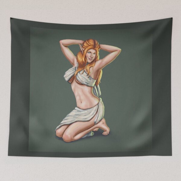 Item preview, Elf Pin-up Commission designed and sold by Thedragonofdoom.
