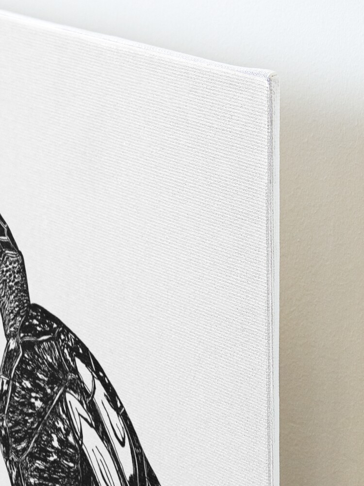 Alternate view of Lucy the Sea Turtle with Remora Mounted Print