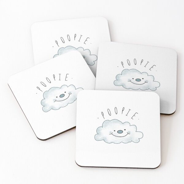 Item preview, HAPPY CLOUD POOPIE NO BACKGROUND designed and sold by poopieclothes.