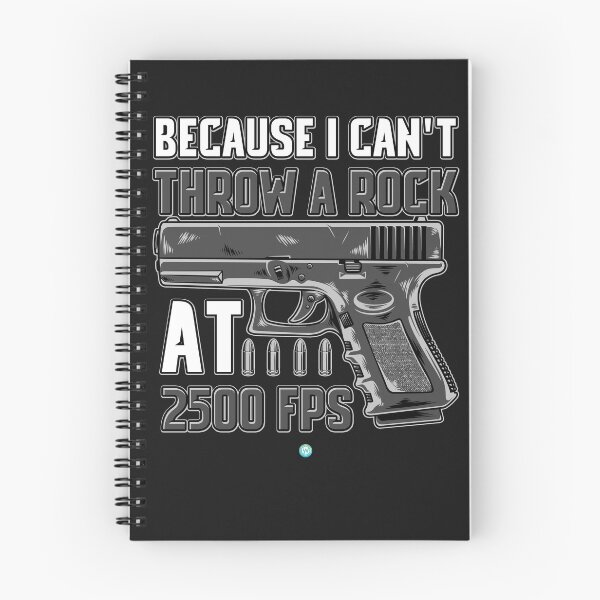 Item preview, PRO GUN / 2ND AMENDMENT: I Can't Throw A Rock designed and sold by woormle.