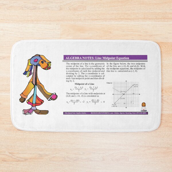 Item preview, Midpoint Formulas Explained: The AlgebraMatrix at Redbubble designed and sold by Mark Stansberry.