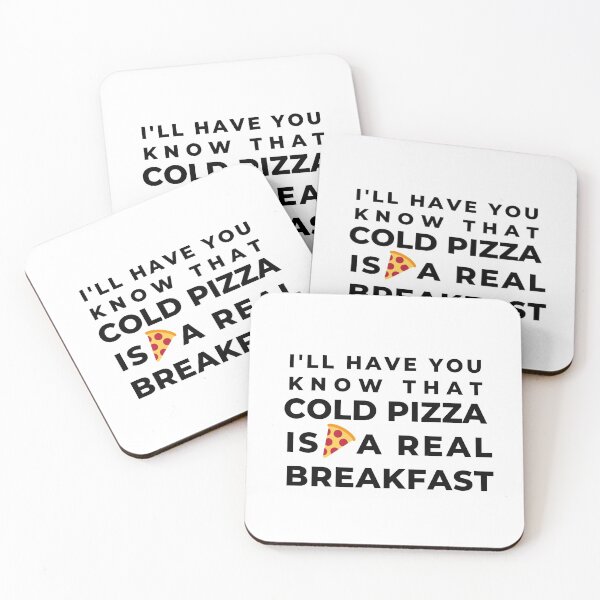 Item preview, Breakfast Cold Pizza Laugh Joke Food Hungry Foodie Snack Cute Funny Gift Sarcastic Happy Fun Introvert Awkward Geek Hipster Silly Inspirational Motivational Birthday Present designed and sold by EpsilonEridani.