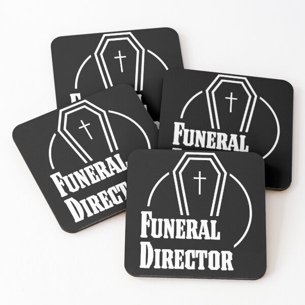 Item preview, Funeral Director Circle Icon with Casket designed and sold by Mitchell Smith.