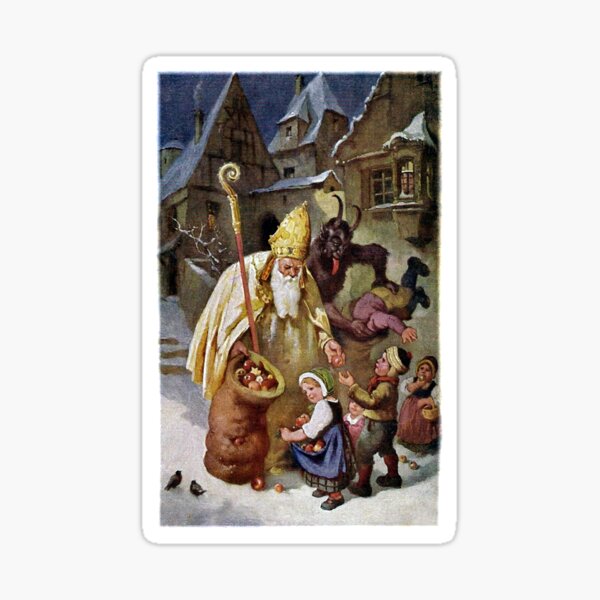 Krampus 005 Sticker