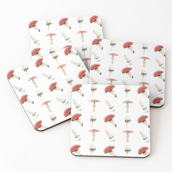 Item preview, Mixed mushroom pattern designed and sold by RachelDeehan.