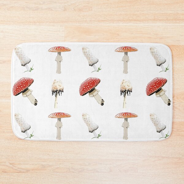 Item preview, Mixed mushroom pattern designed and sold by RachelDeehan.