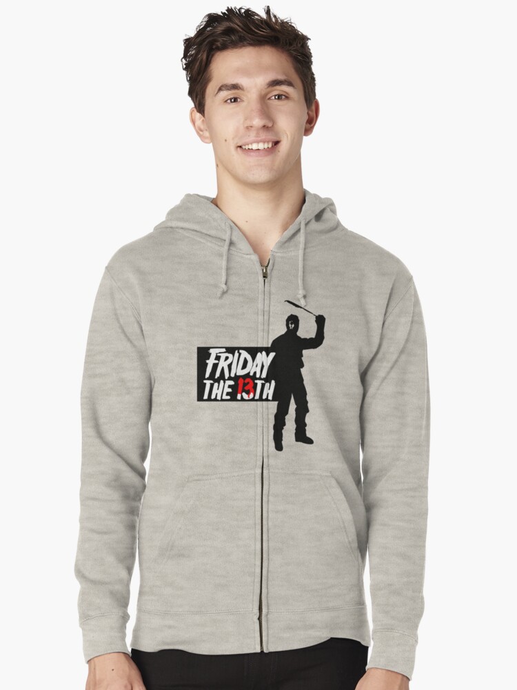 friday the 13th zip up hoodie