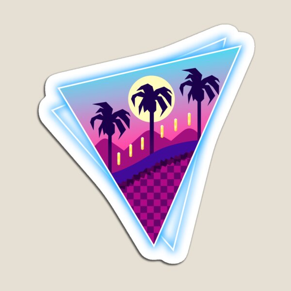 Rings Retro World Magnet