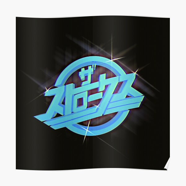 Logo japonais The Strokes Poster