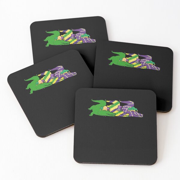 Item preview, Mardi Gras 2020 Alligator Beads Jester Hat Animal Festival Party Gift designed and sold by Dressed For  Duty.