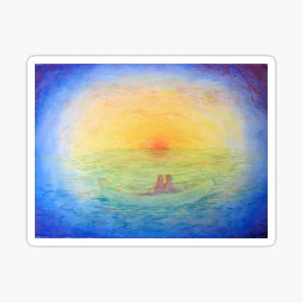Two in a Boat Sticker