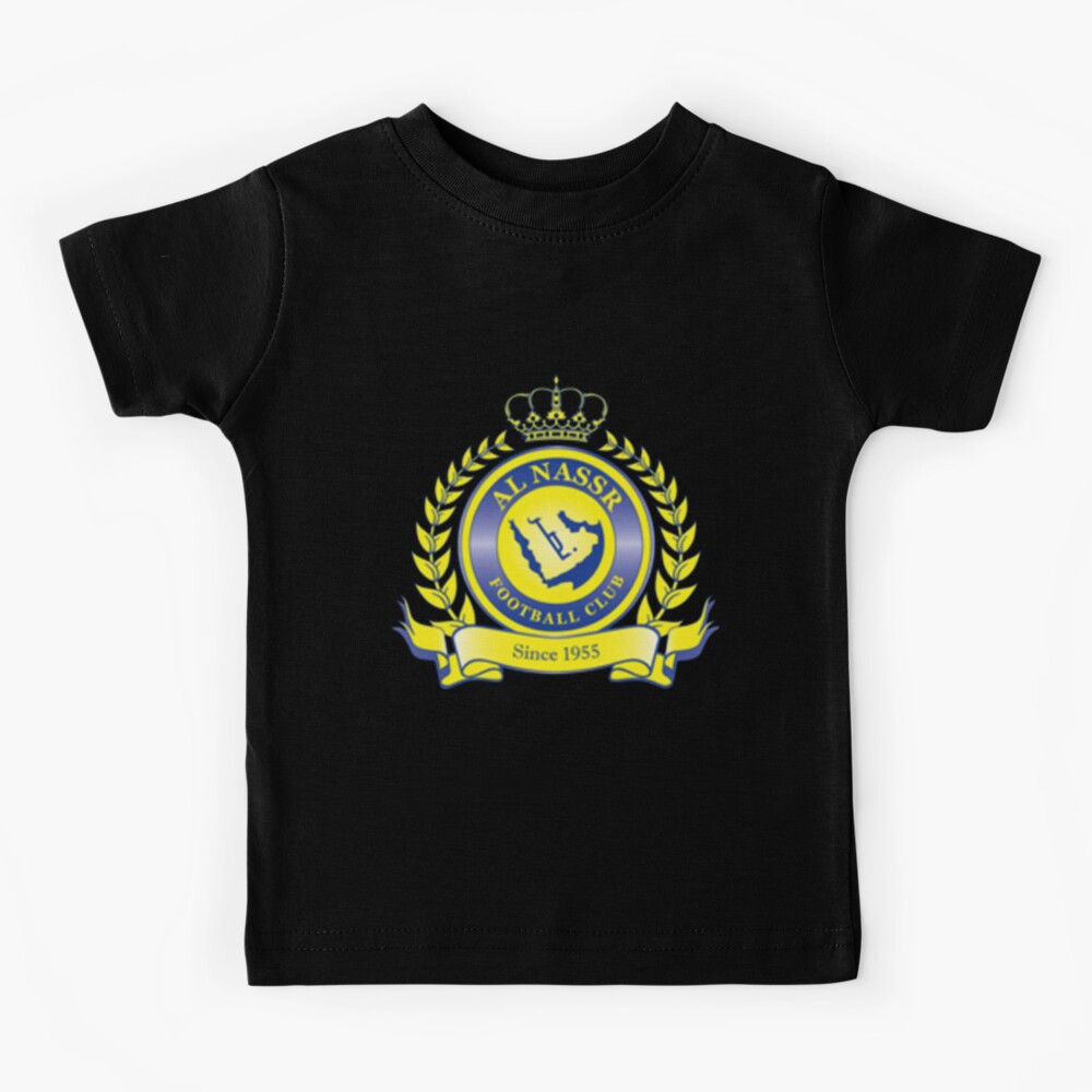 Maillot Al NASSR FC 1Ans Ensemble 3 Piece Foot Al NASSR FC Tee T-Shirt Al  NASSR FC Ensemble Court Enfant 1Ans Al NASSR FC Maillots Hommes pour Fans  De Sport Maillot De