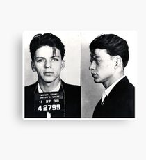 Frank Sinatra Mug Shot Canvas Print