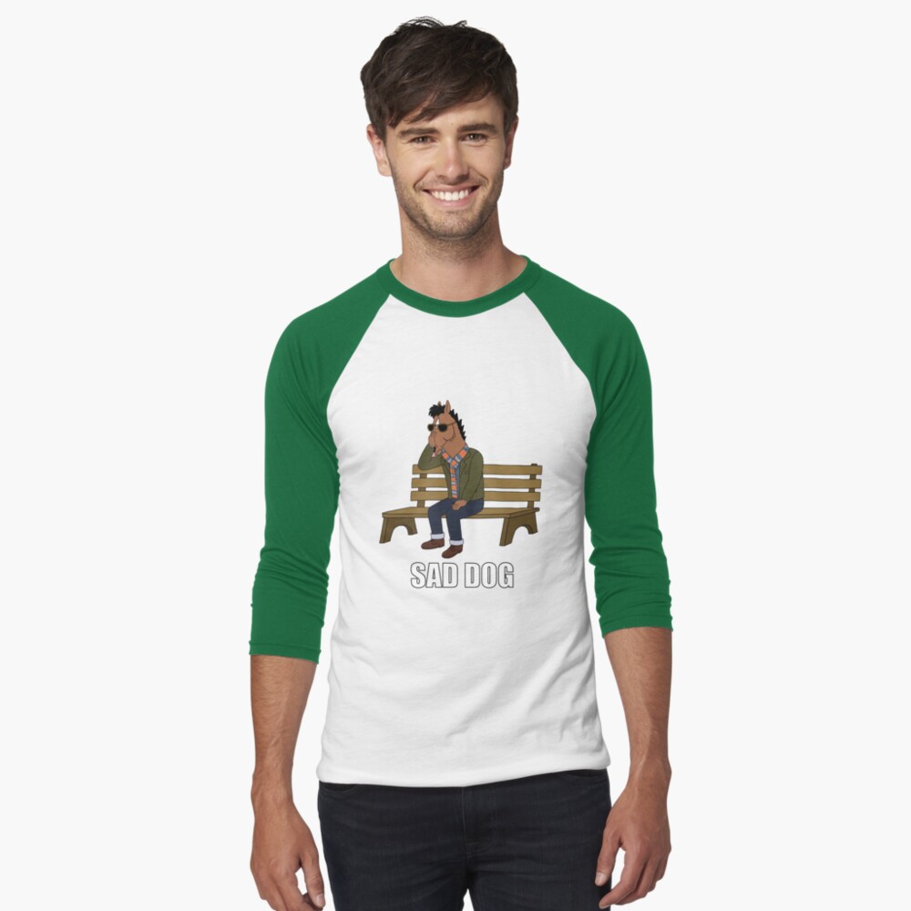 Aperçu de l'œuvre T-shirt baseball manches ¾ créée et vendue par MinimalistRay.
