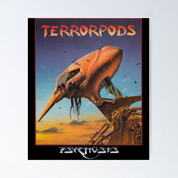 Item preview, Terrorpods (1987, Psygnosis) Box Art designed and sold by mvogl.