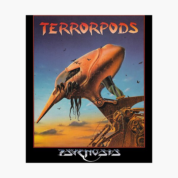 Item preview, Terrorpods (1987, Psygnosis) Box Art designed and sold by mvogl.